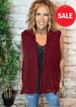 Katie Cord waistcoat best fits 16-24 No Returns On Sale Items