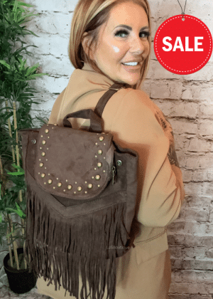 752 Suede backpack "No Returns On Sale Items"