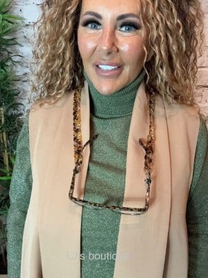 Irene Taupe Glasses Chain