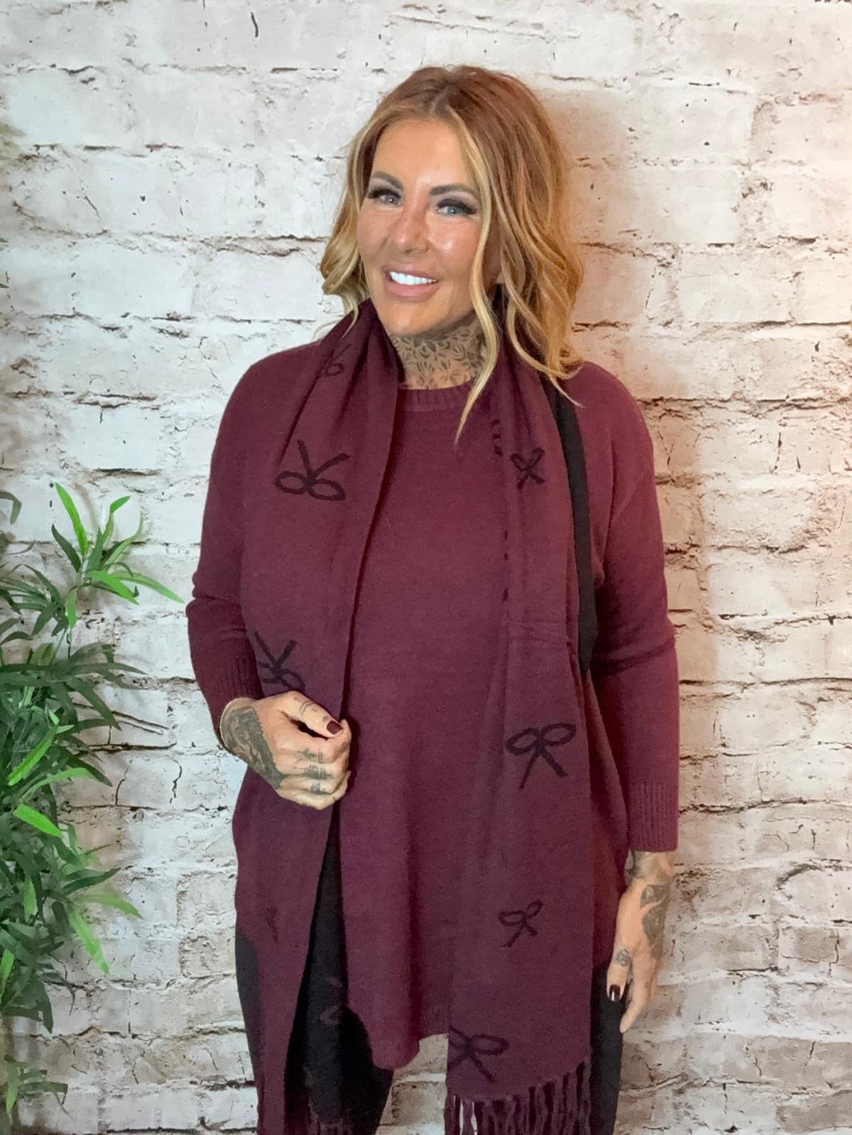 Michaela 2 PIECE SCARF AND TOP best fits 14-22 - Image 11