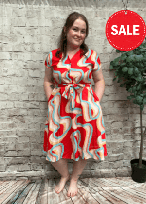 Cosmic midi Dress best fits 10-14 "No Returns On Sale Items"