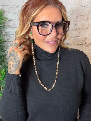 Monica Glasses Chain Backorder