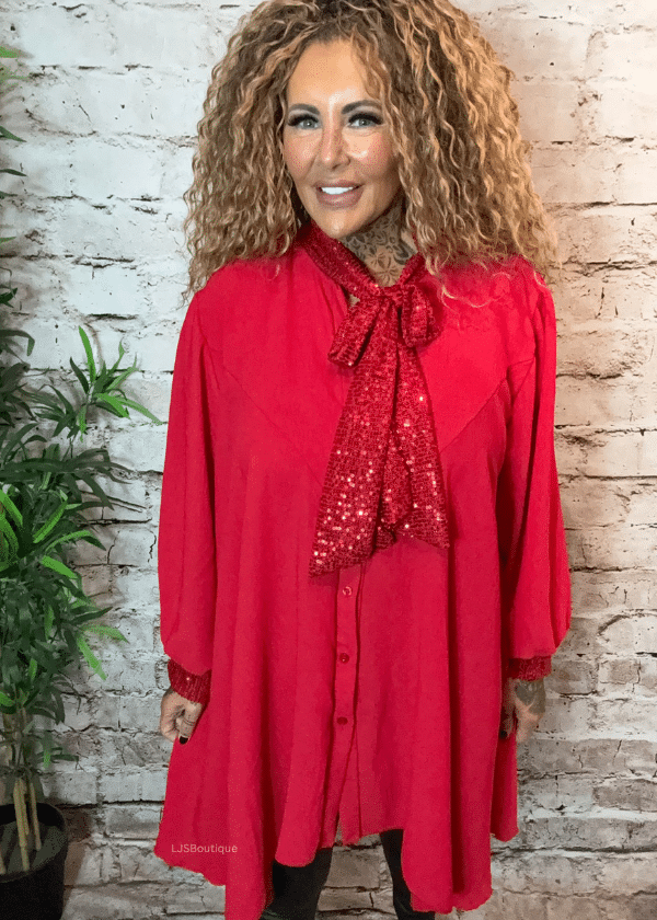 Bella Pussy bow blouse best fits 16-24 - Image 9