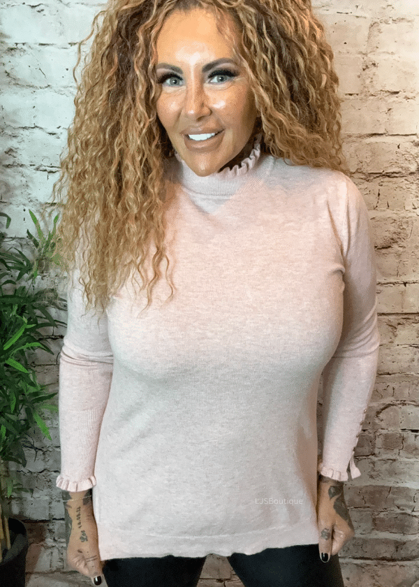 Ellie polo neck jumper best fits 8-18 - Image 3