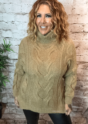 Harper Cable knit jumper best fits 12-18