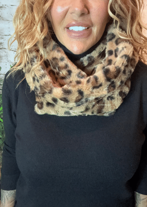 985 animal print snood