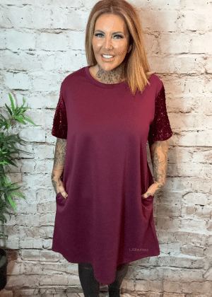 Tallulah sweater dress/tunic best fits 16-24