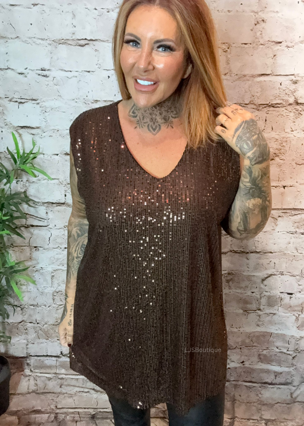 Lina Sequin top best fits 16-24 - Image 4