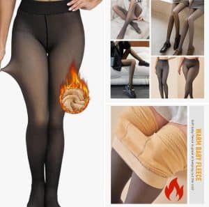 Thermo transparent effect tights best fits 14-22