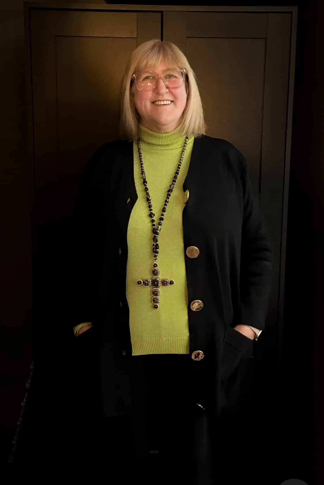 Misha sparkle polo neck jumper 12-20 - Image 15