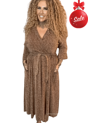 Diva Sparkle Wrap Dress best fits 16-24 (NO RETURNS ON SALE ITEMS )