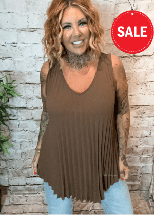 Jeanette Pleated swing best fits 12-22 "No Returns On Sale Items"