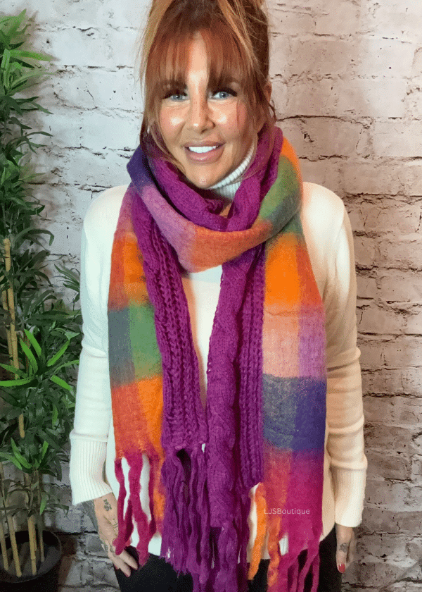 A61 Chunky knit scarf - Image 4