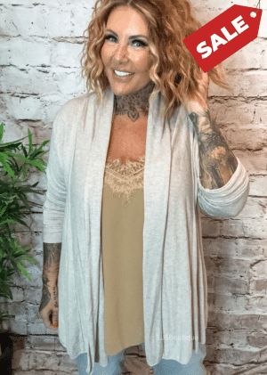 Sweetheart cardigan best fits 14-22 “No Returns On Sale Items”