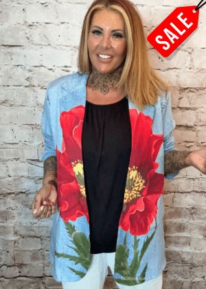 Opium blazer best fits 16-24 "No Returns On Sale Items"