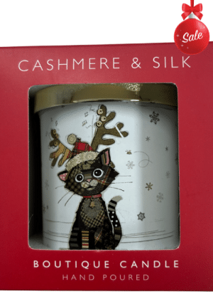 Kasper The Kitten Cashmere & Silk Boutique Candle (No Returns On Sale Items)