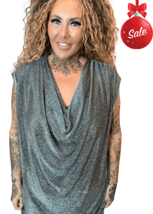 Milly Sparkle top best fits 16-26 (NO RETURNS ON SALE ITEMS)