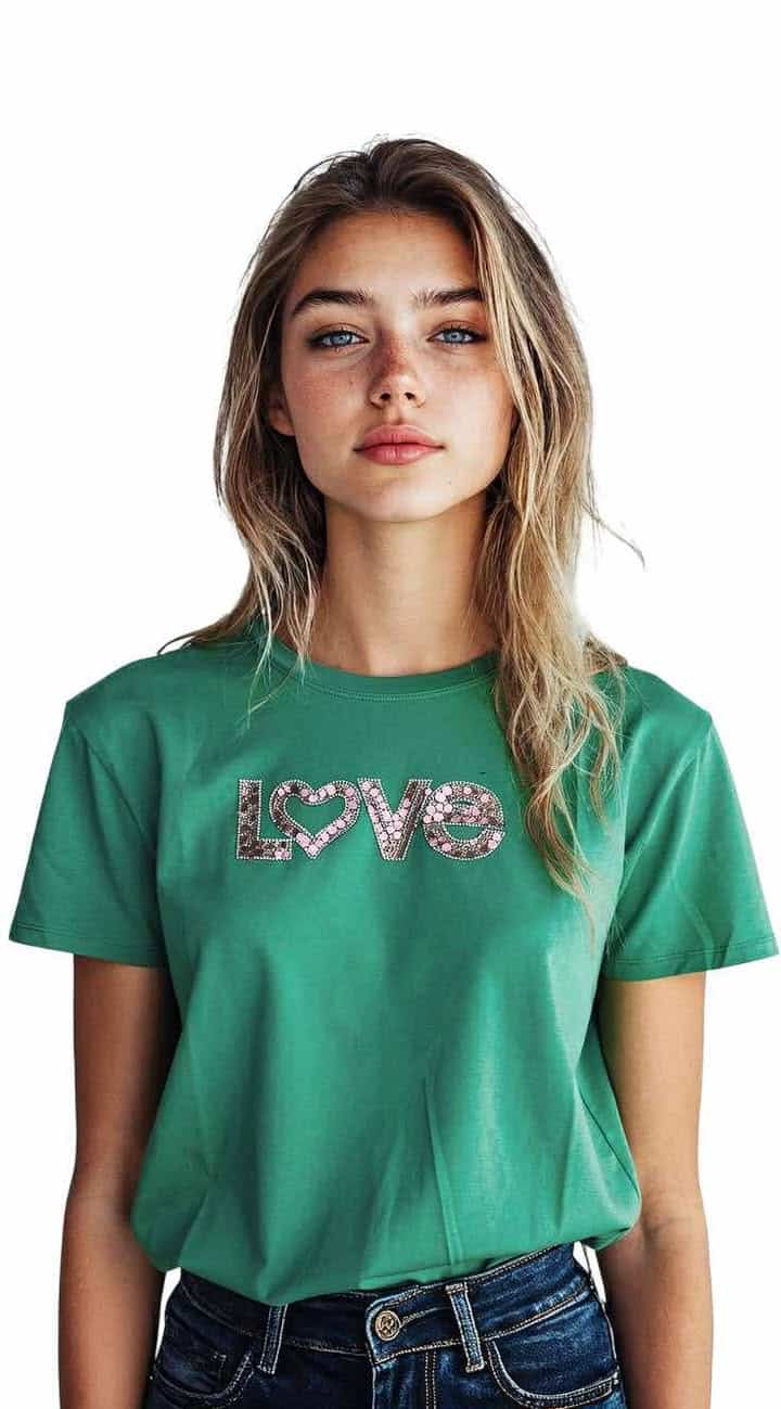 Love me T-shirt best fits 8-16 - Image 4