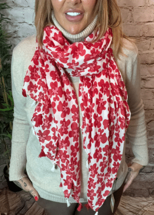 A158 Floral Scarf