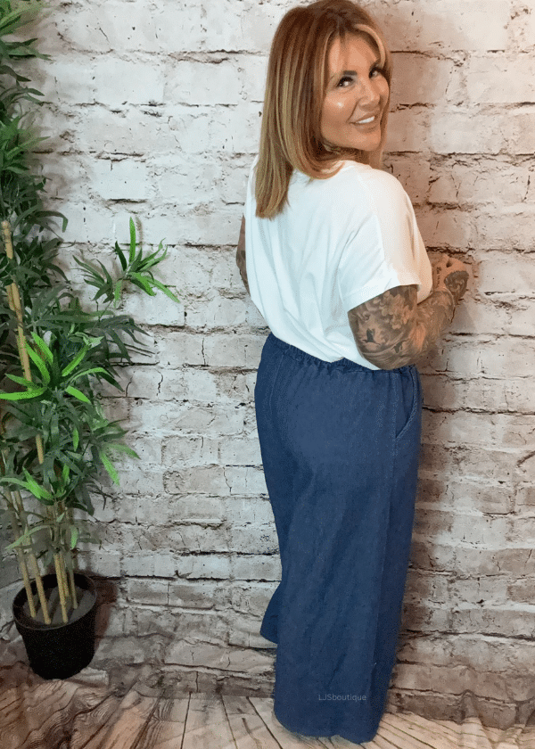 Stephanie wide leg denim jeans 16-24 - Image 2