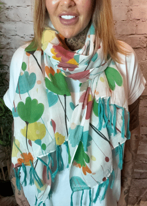 A172 Flower scarf