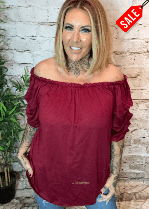 Bobby Bardot soft knit top best fits 16-22