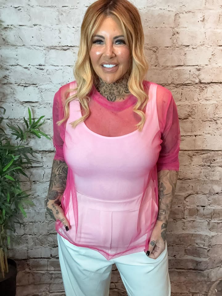 Estella Mesh Overlay Top Best Fits 12-22 - Image 15