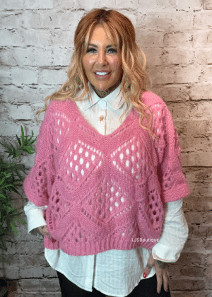 Fran crochet jumper best fits 12-22