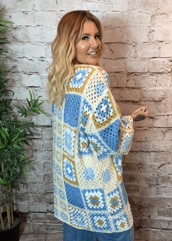 Florrie Tie-Front Shawl Best Fits 14-22 - Image 7