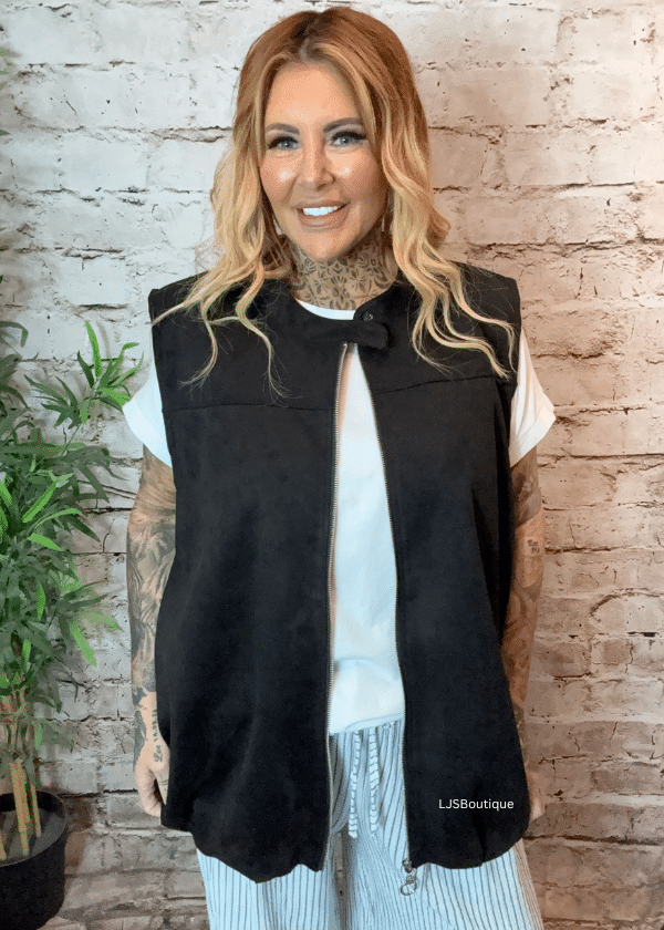 Ingrid suede Gilet 16-26 - Image 2