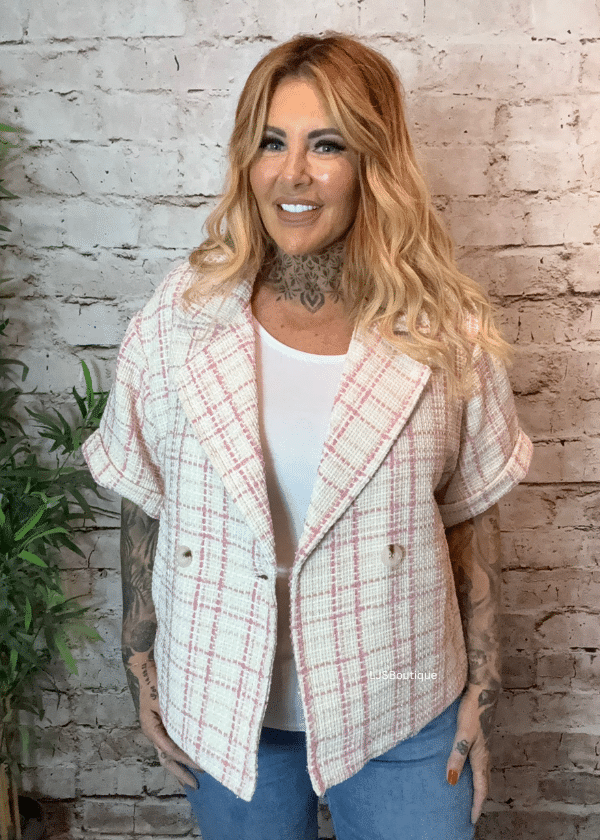 Ashley Checked Blazer Best Fits 12-18 - Image 2