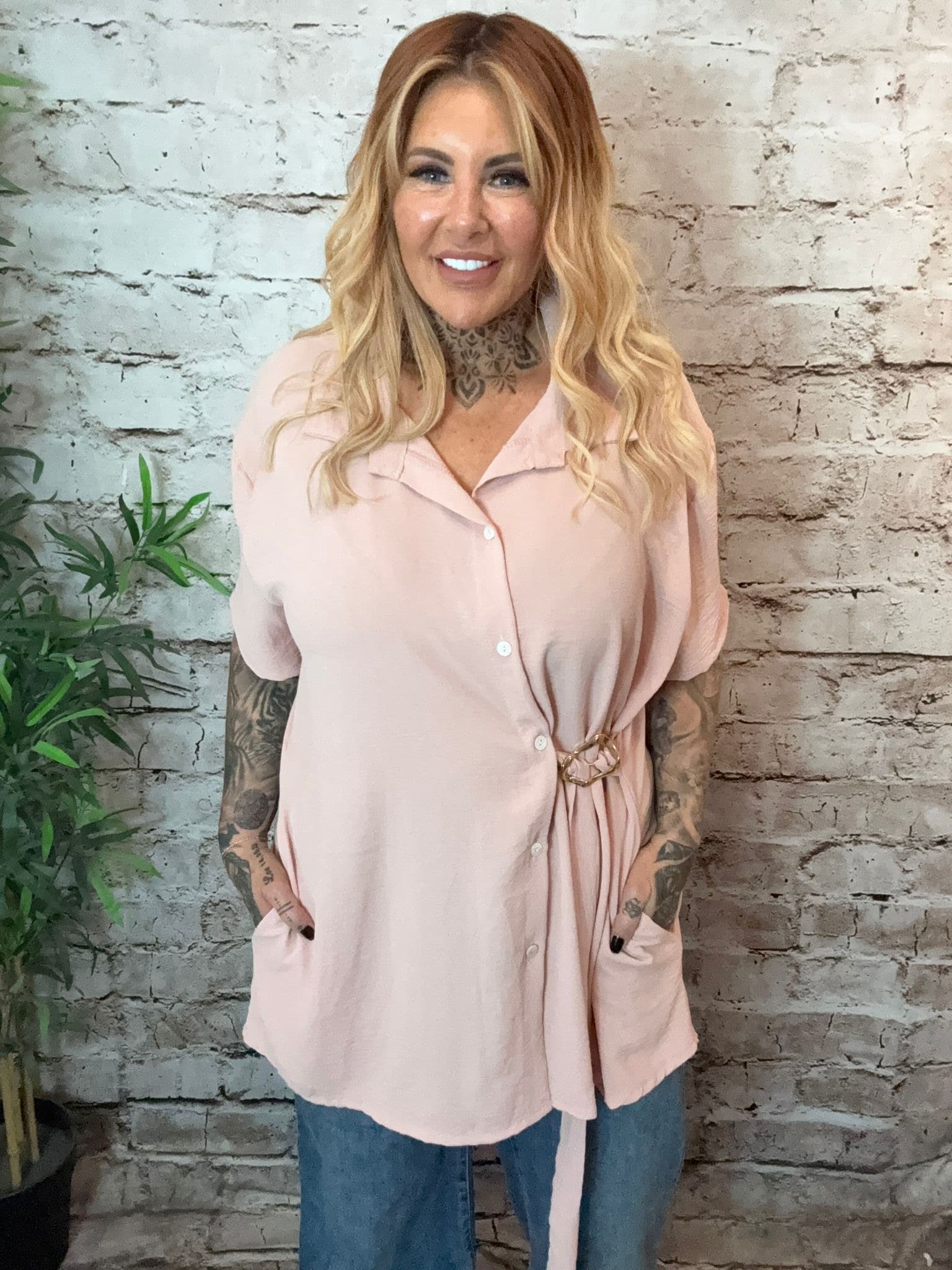 Serenity Button and Buckle Shirt Best Fits 16-24 - Image 3