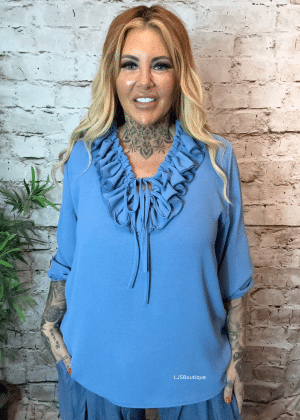 Anthea Frilled top best fits 12-18