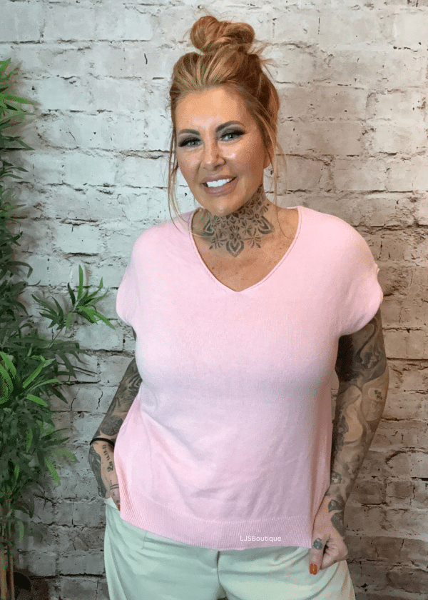 Catherine V-neck tank top best fits 12-18 - Image 4