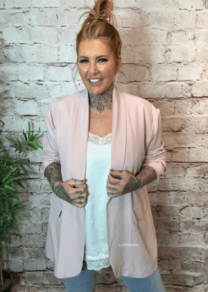 Callie Ruched arm blazer 14-22