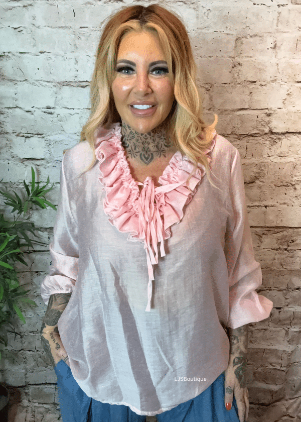 Darcie frilled blouse best fits 12-20 - Image 5