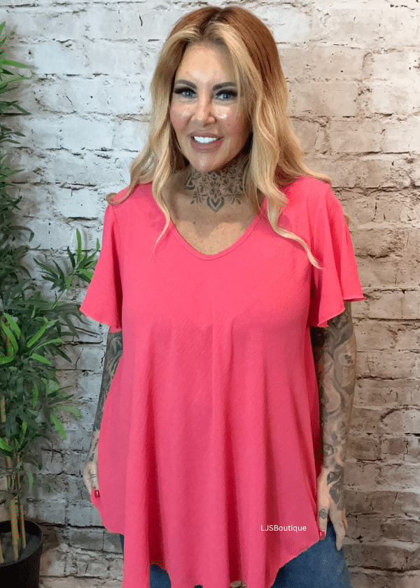 Pippa V-neck top best fits 16-26 - Image 7