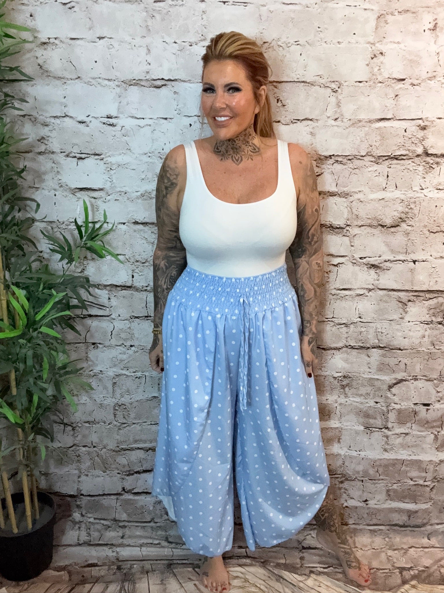 Georgia spotty cocoon pants 16-24 - Image 5