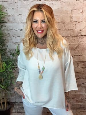 Zahra necklace top best fits 14-22