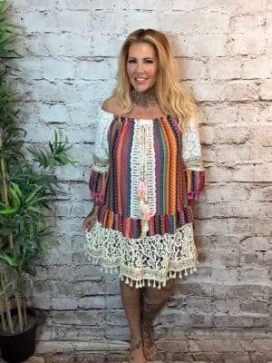 Kalina Bardot dress/tunic best fits 14-22