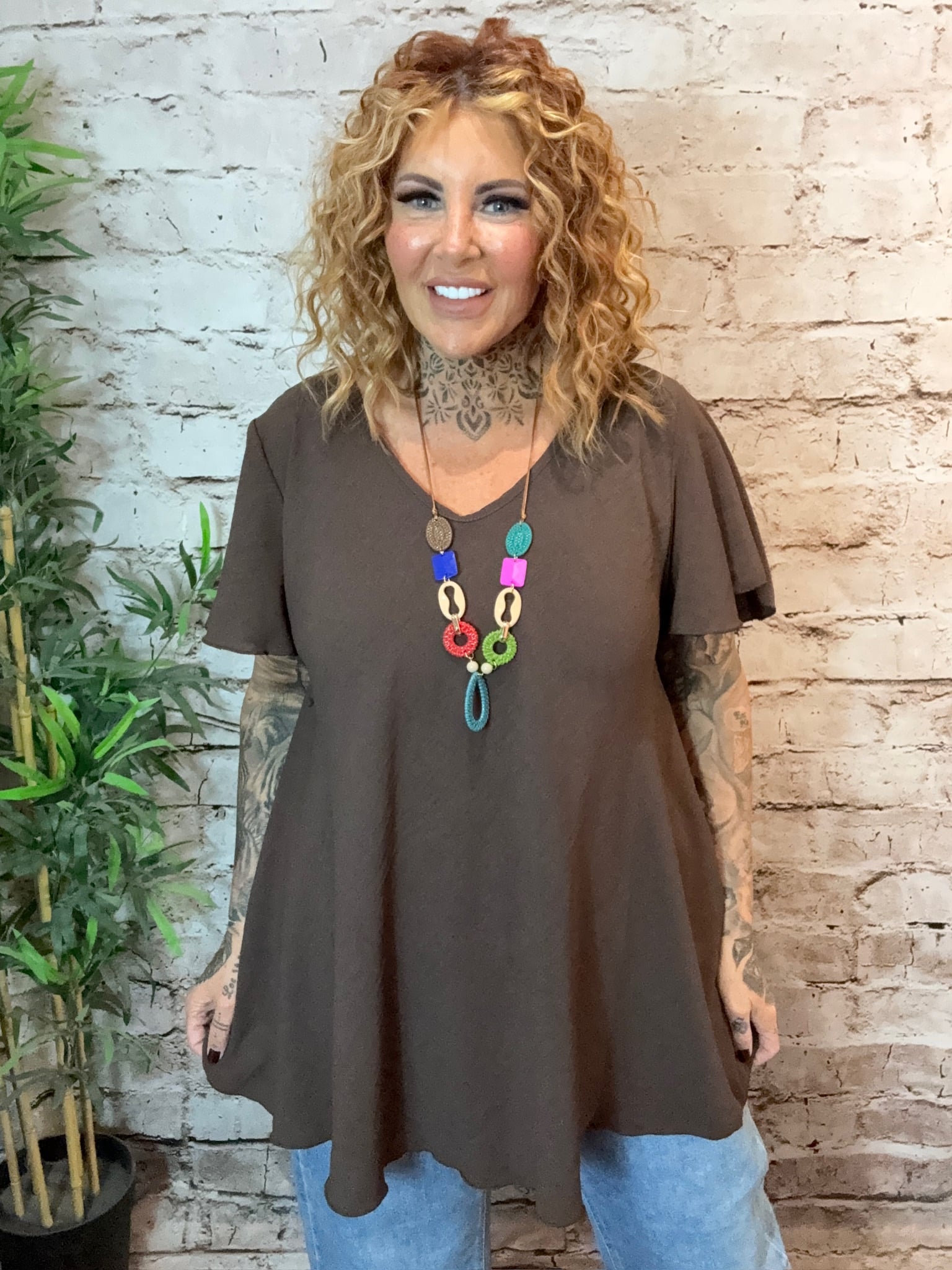 Lauren Necklace top best fits 16-24 - Image 4