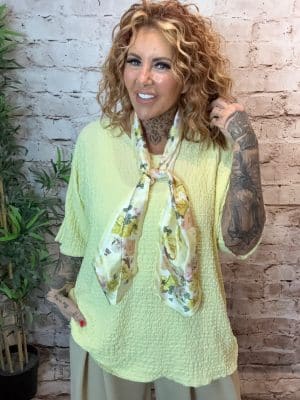 Lia 2-piece scarf and top best fits 14-24