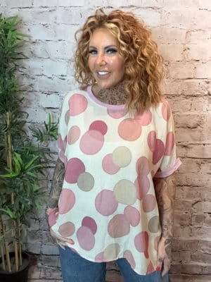 Pauletta Spotty top best fits 16-24