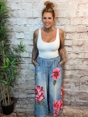 Lillian wide leg Trousers best fits 14-22