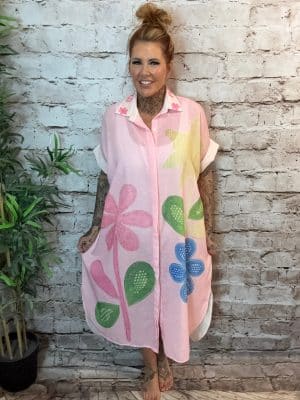 Theodora shirt dress best fits 16-26