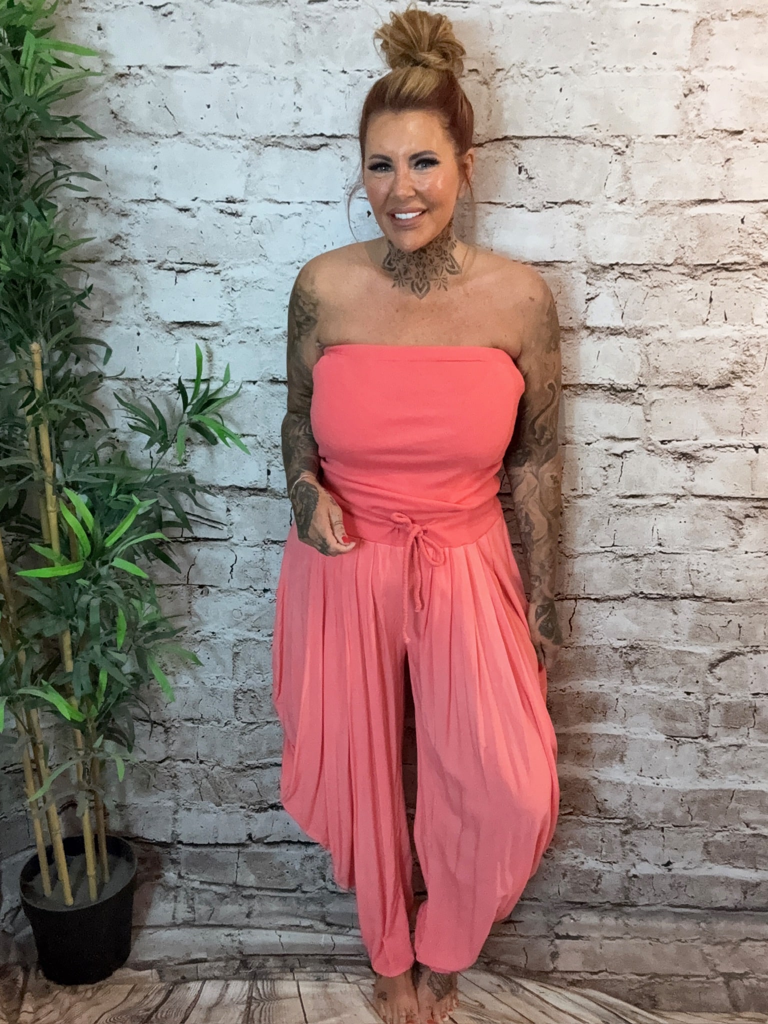 Briana Strapless jumpsuit best fits 12-18 - Image 4