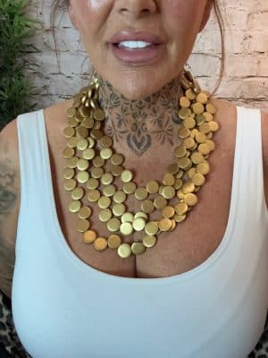 A557 Gold layered necklace