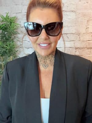 A547 Inspired B Checked Sunglasses