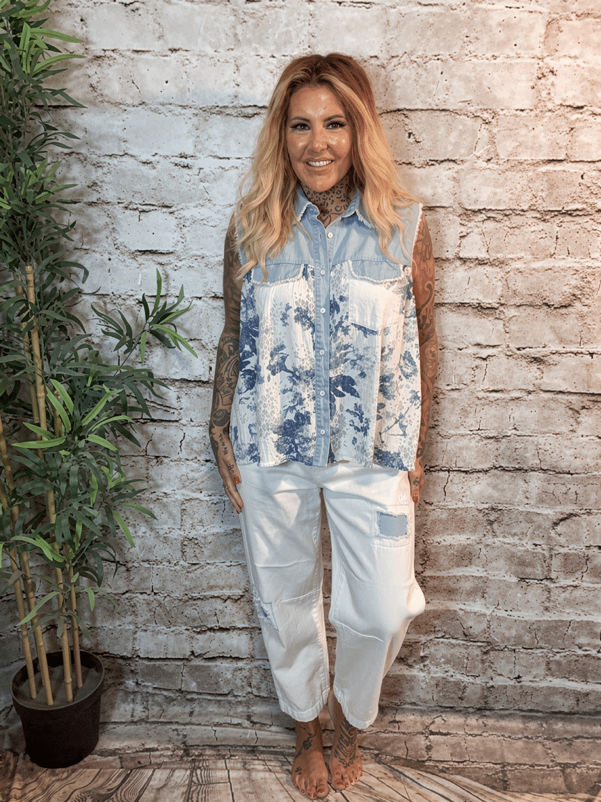 Marsh sleeveless shirt Best fits 10-20 (PRE-ORDER) - Image 4