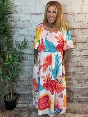 Edith Bardot Maxi dress best fits 14 - 22